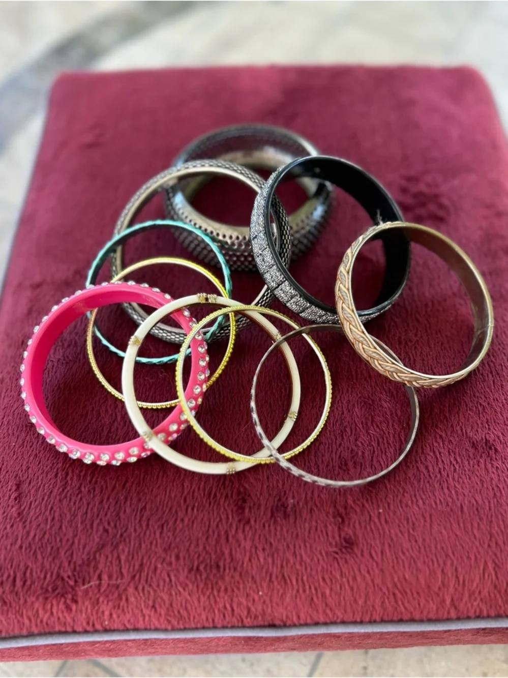 Assorted Women's Multicolor Bangle Bracelet lot